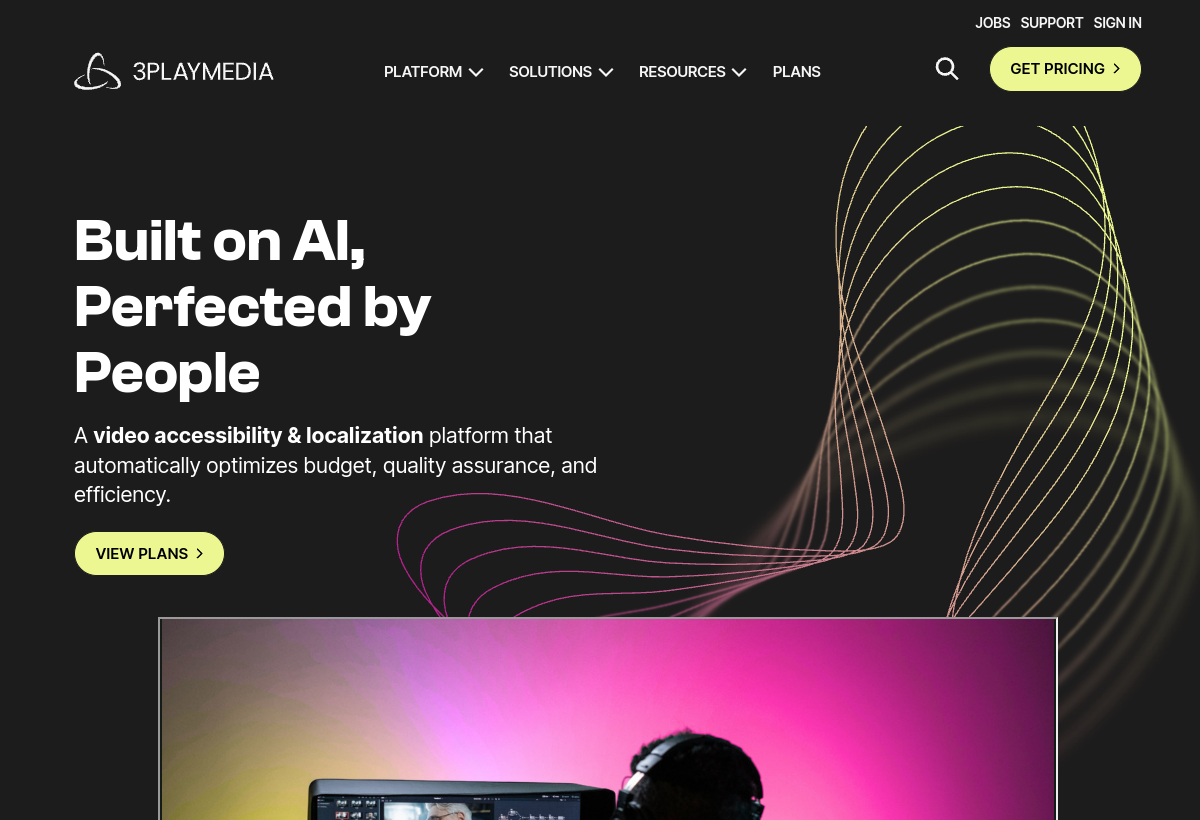 3Play Media screenshot