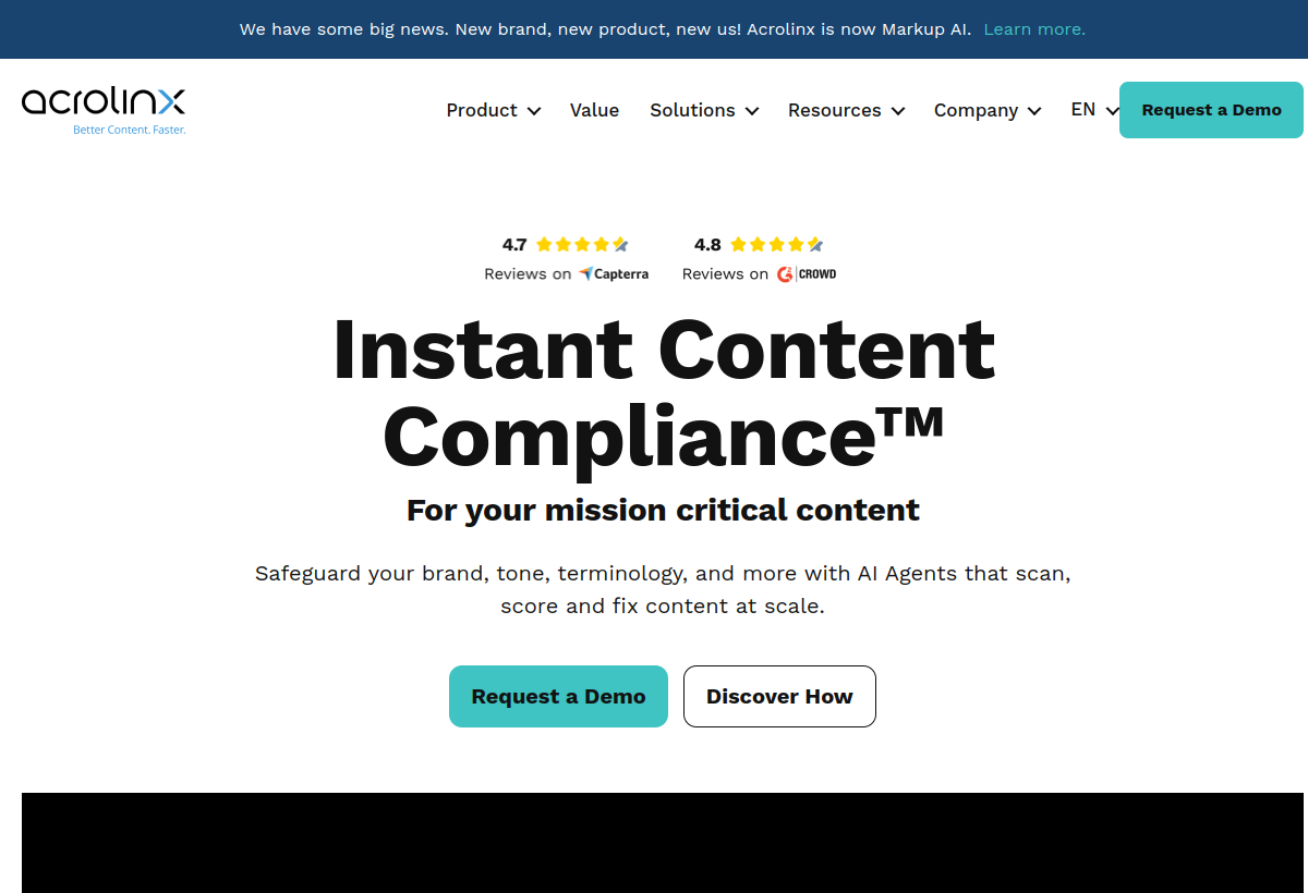 Acrolinx screenshot