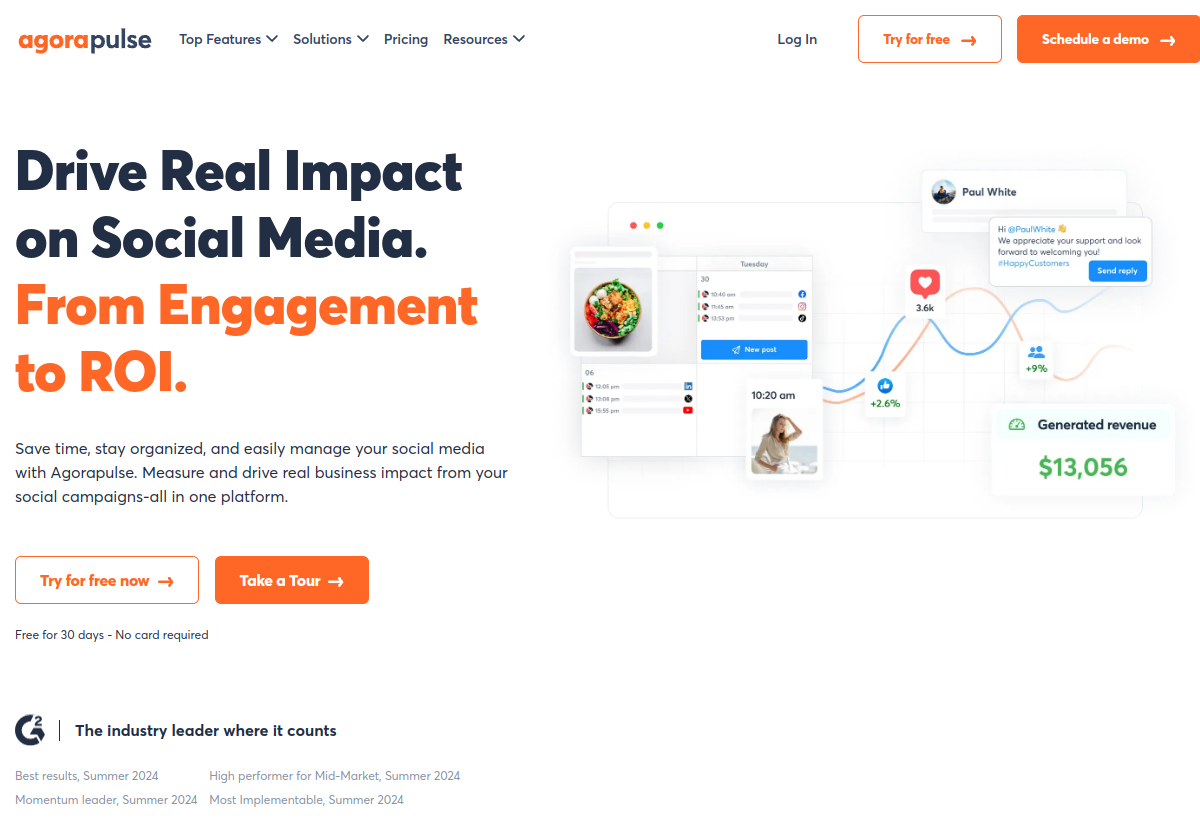 Agorapulse screenshot