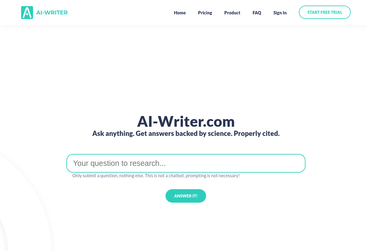 AI-Writer screenshot