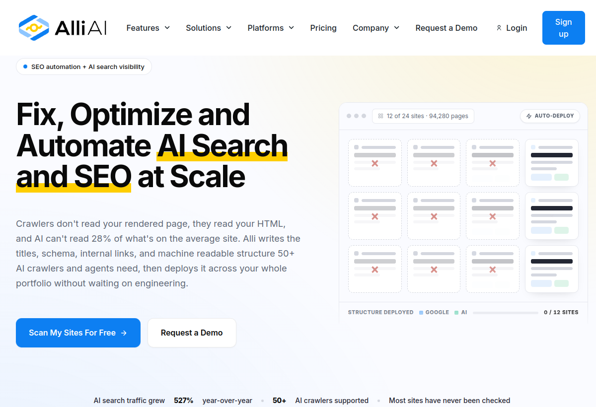 Alli AI screenshot