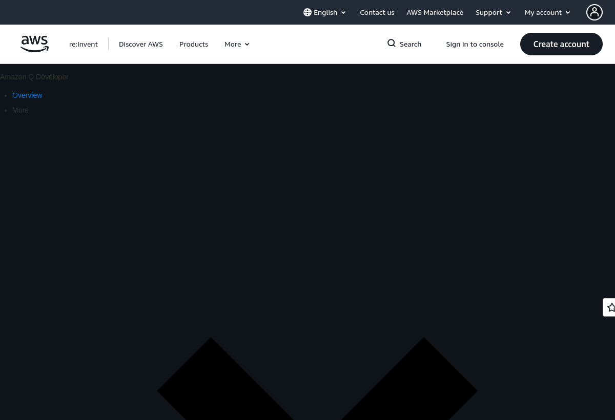 Amazon Q Developer screenshot