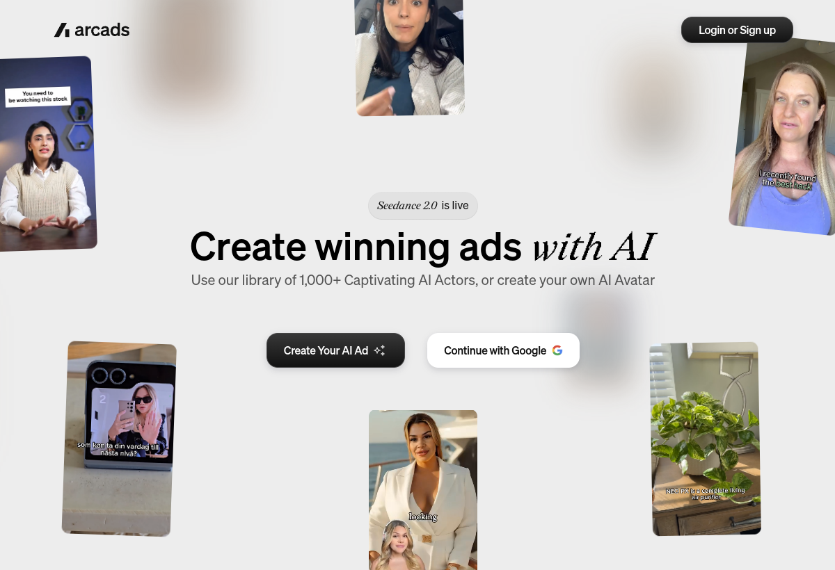 Arcads screenshot
