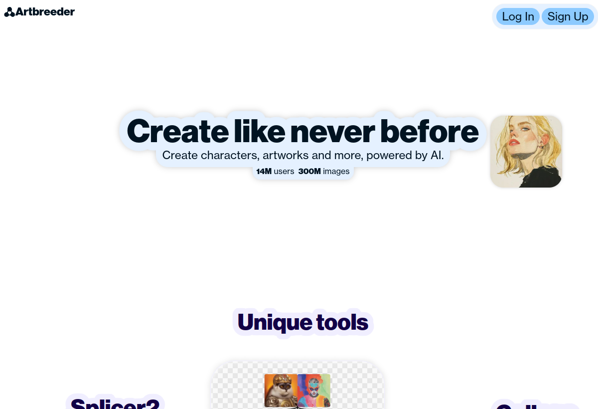 Artbreeder screenshot