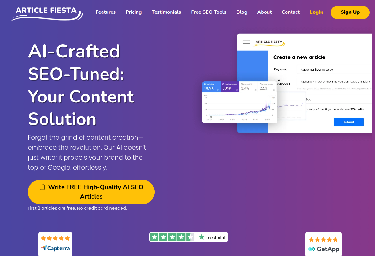 Article Fiesta screenshot