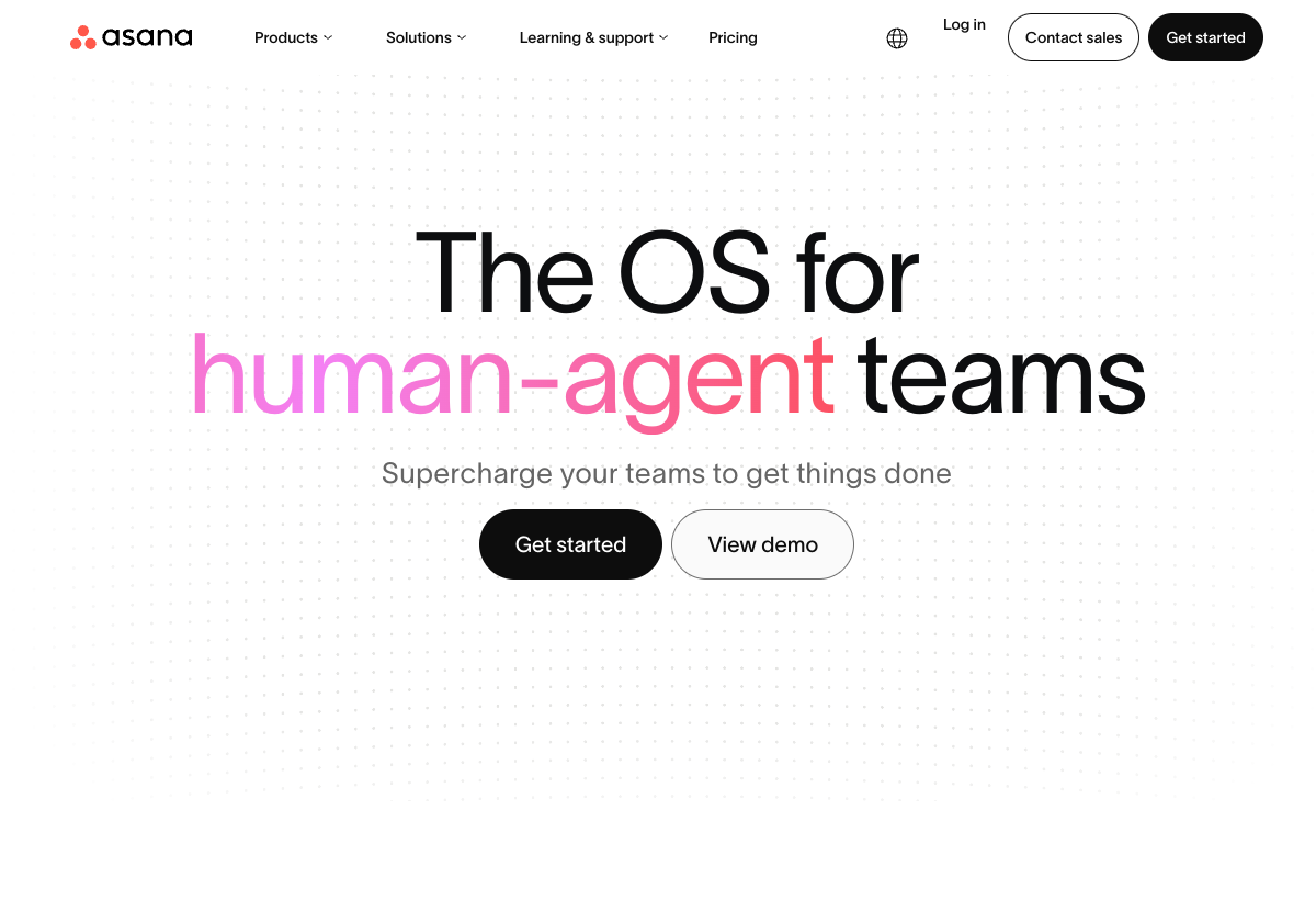 Asana AI screenshot