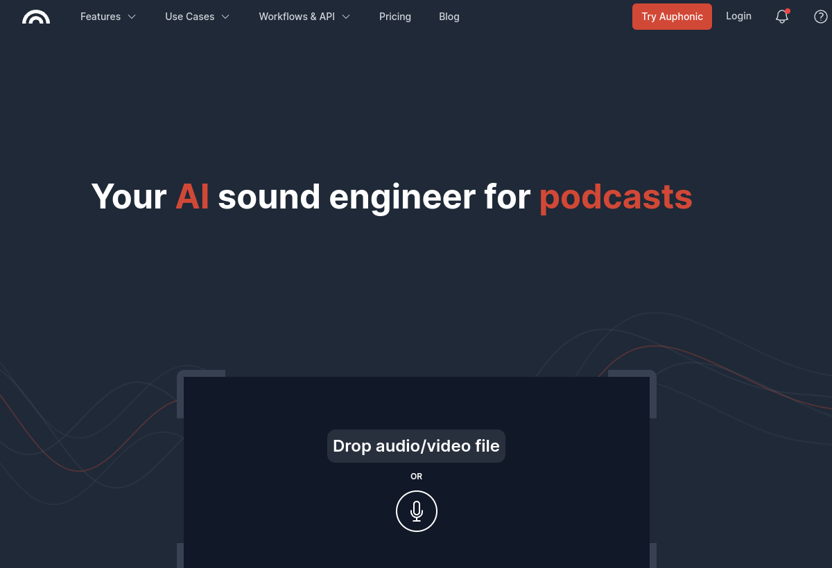 Auphonic screenshot