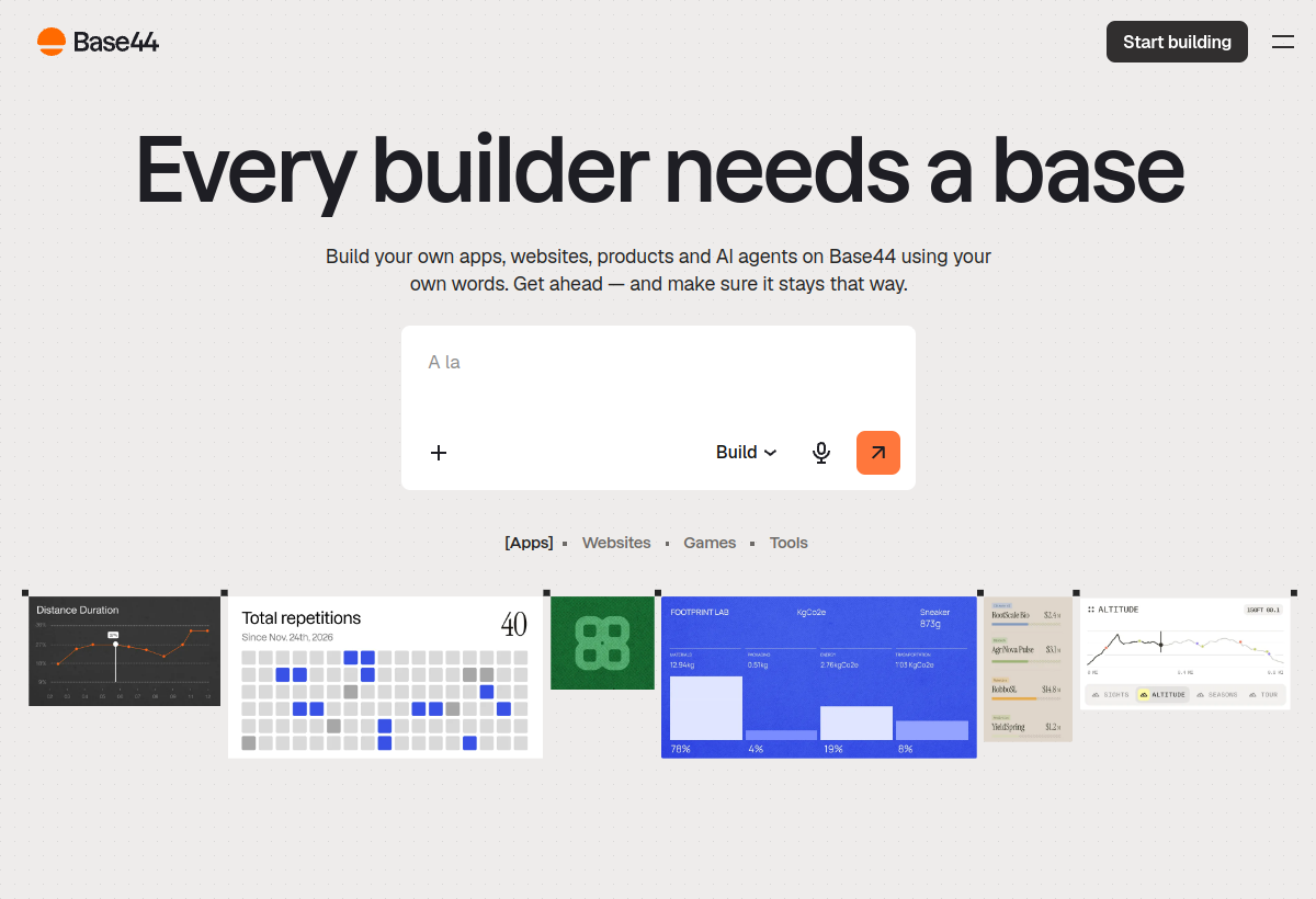 Base44 screenshot