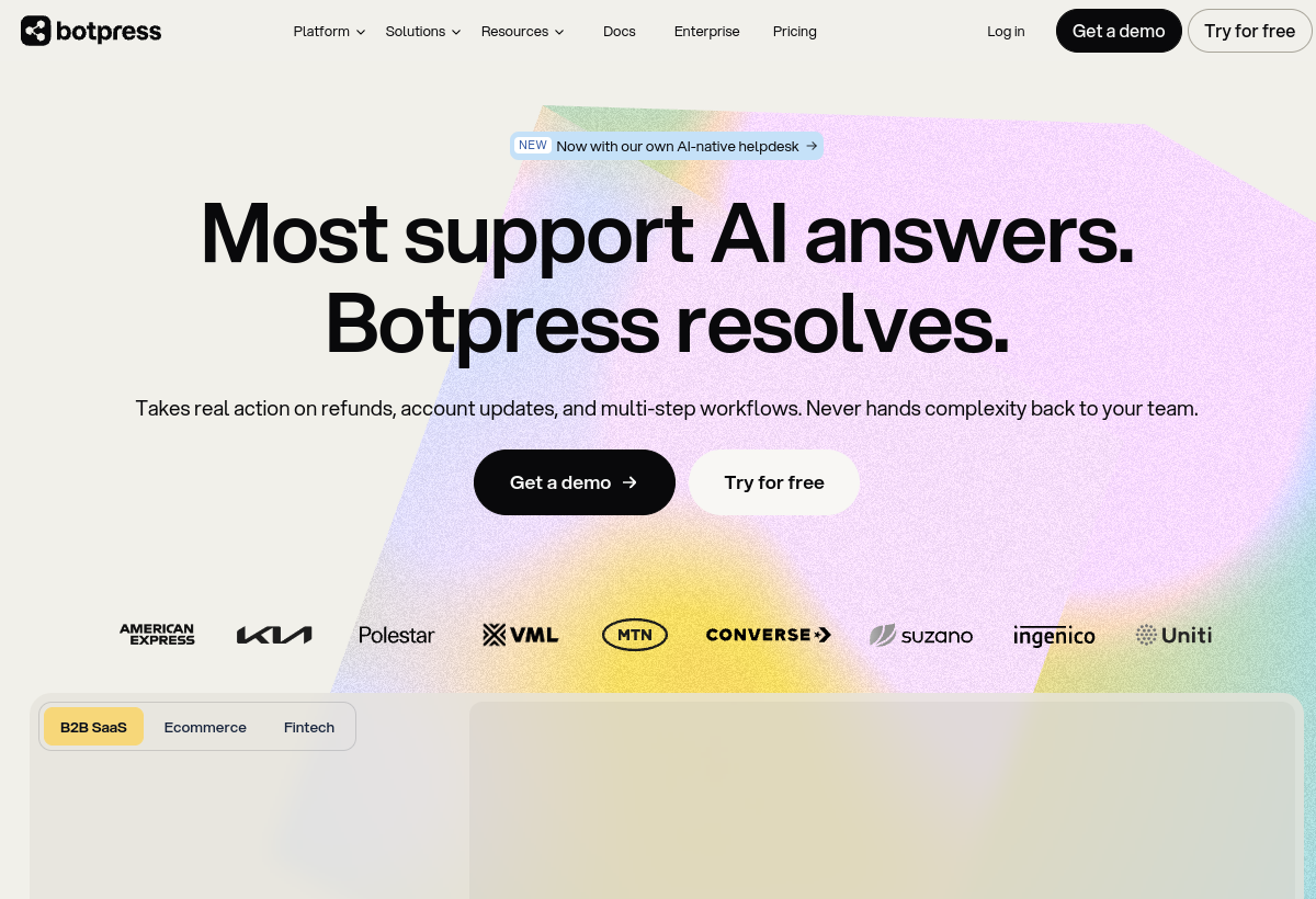 Botpress screenshot