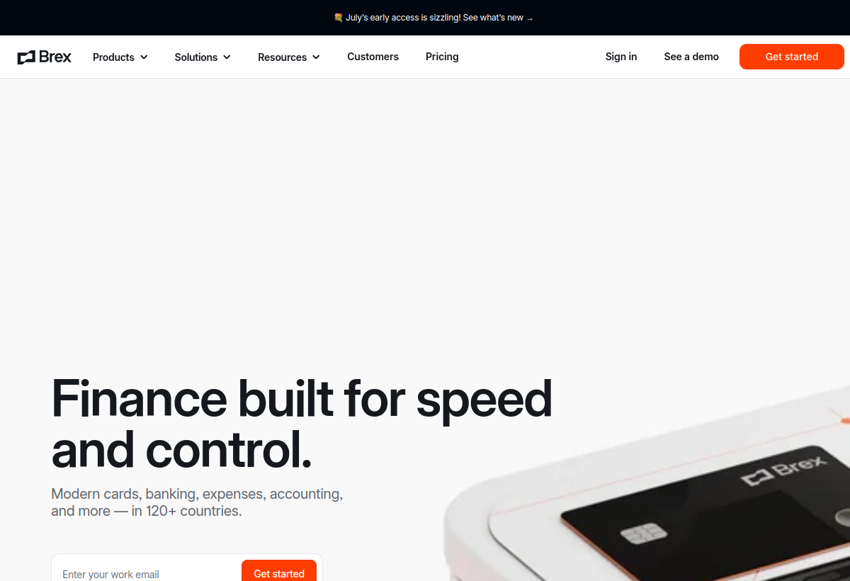 Brex screenshot