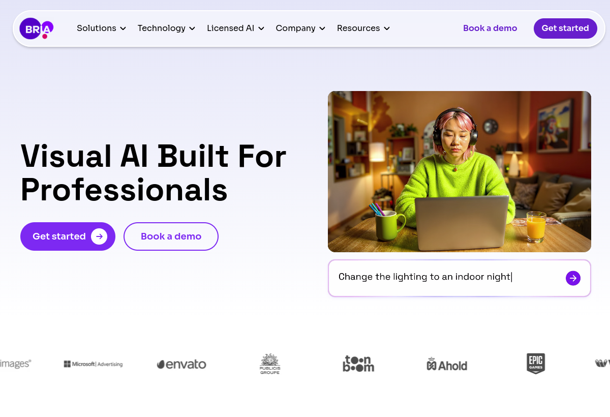 Bria AI screenshot