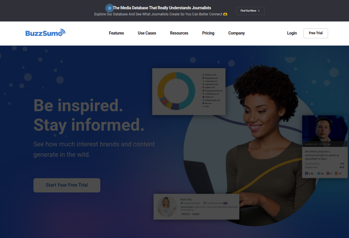 BuzzSumo screenshot