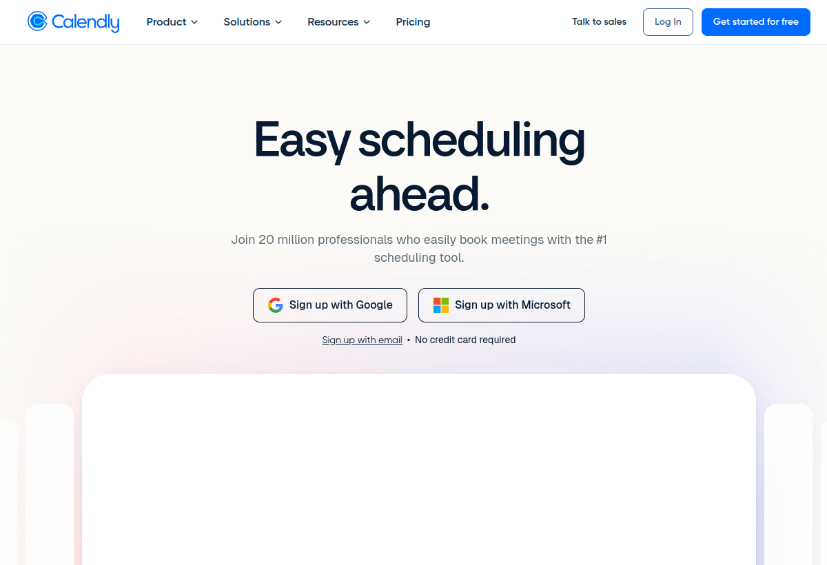 Calendly AI screenshot