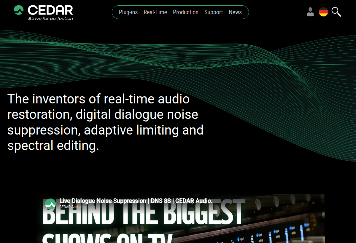 CEDAR Audio screenshot