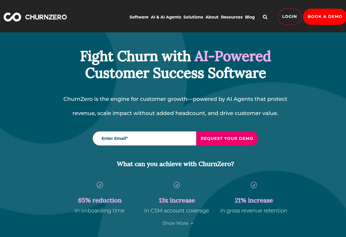 ChurnZero screenshot