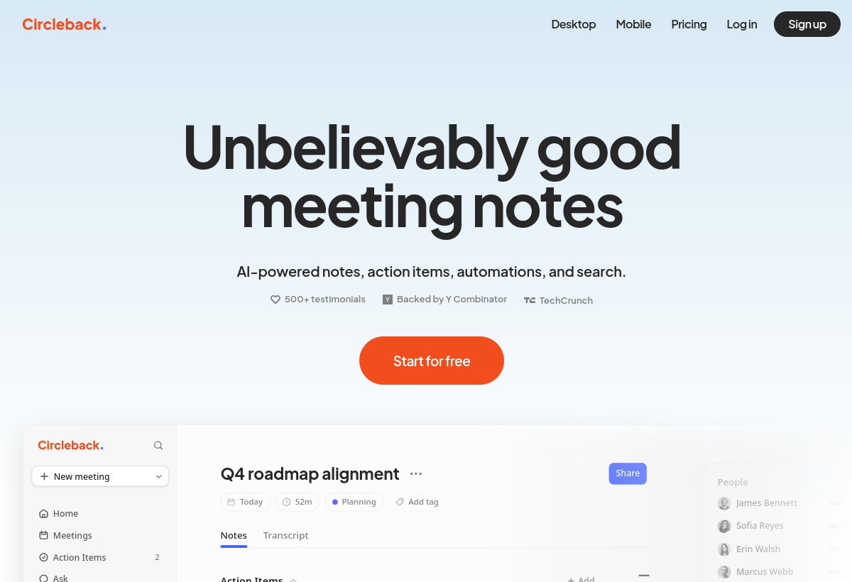 Circleback screenshot