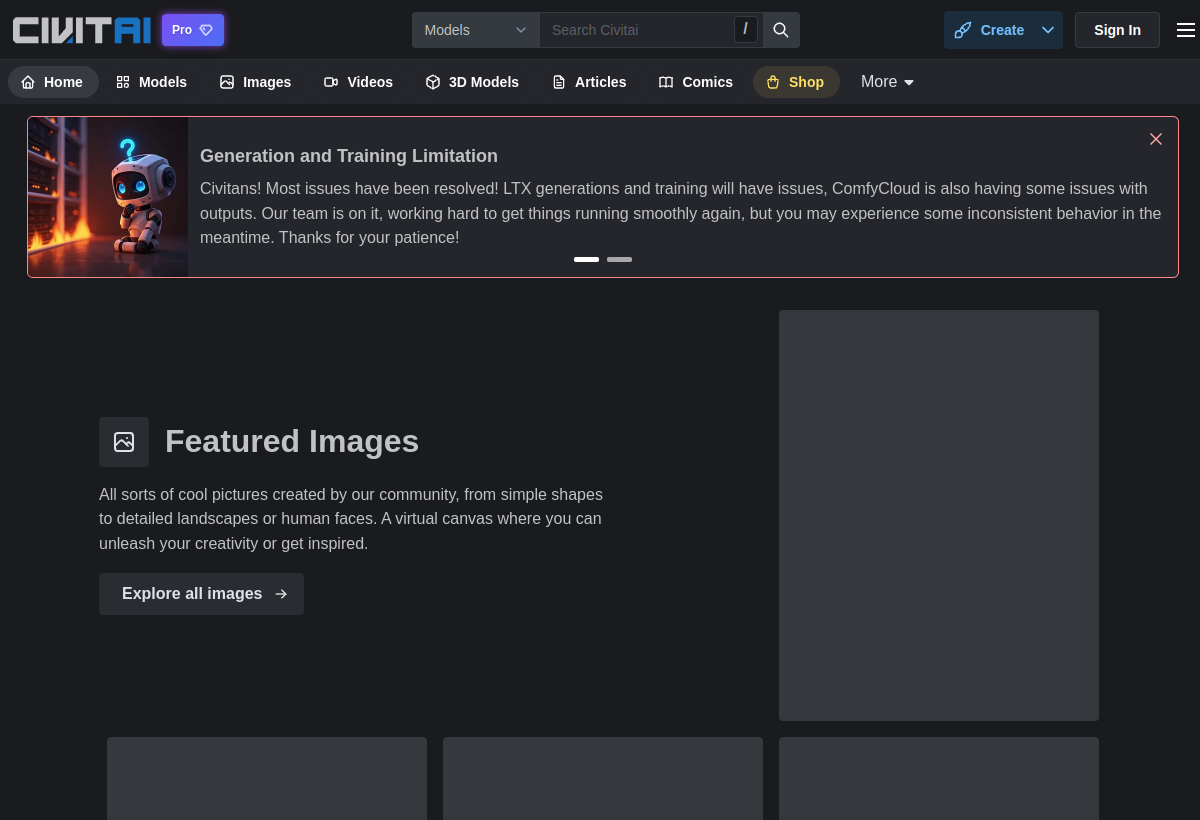 Civitai screenshot