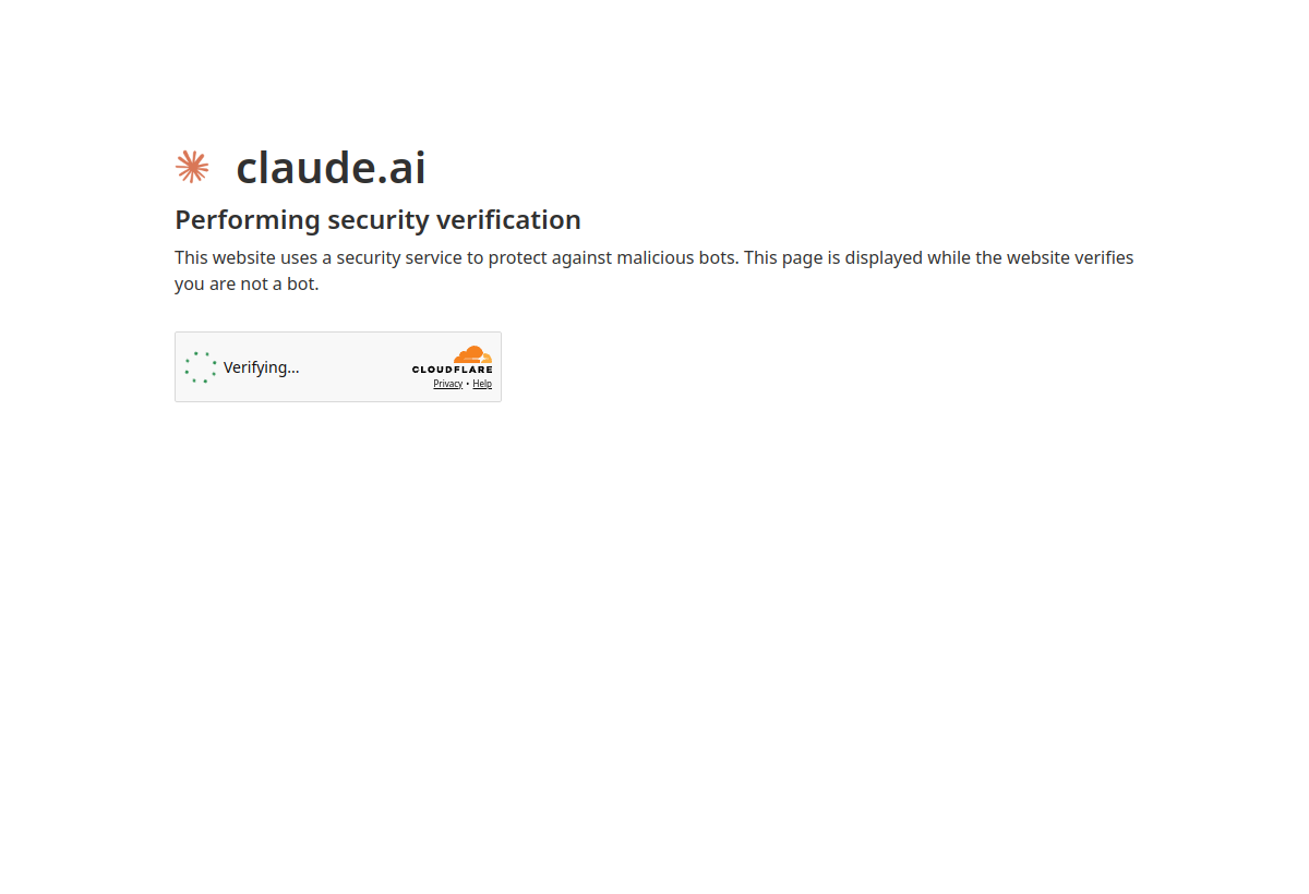 Claude screenshot