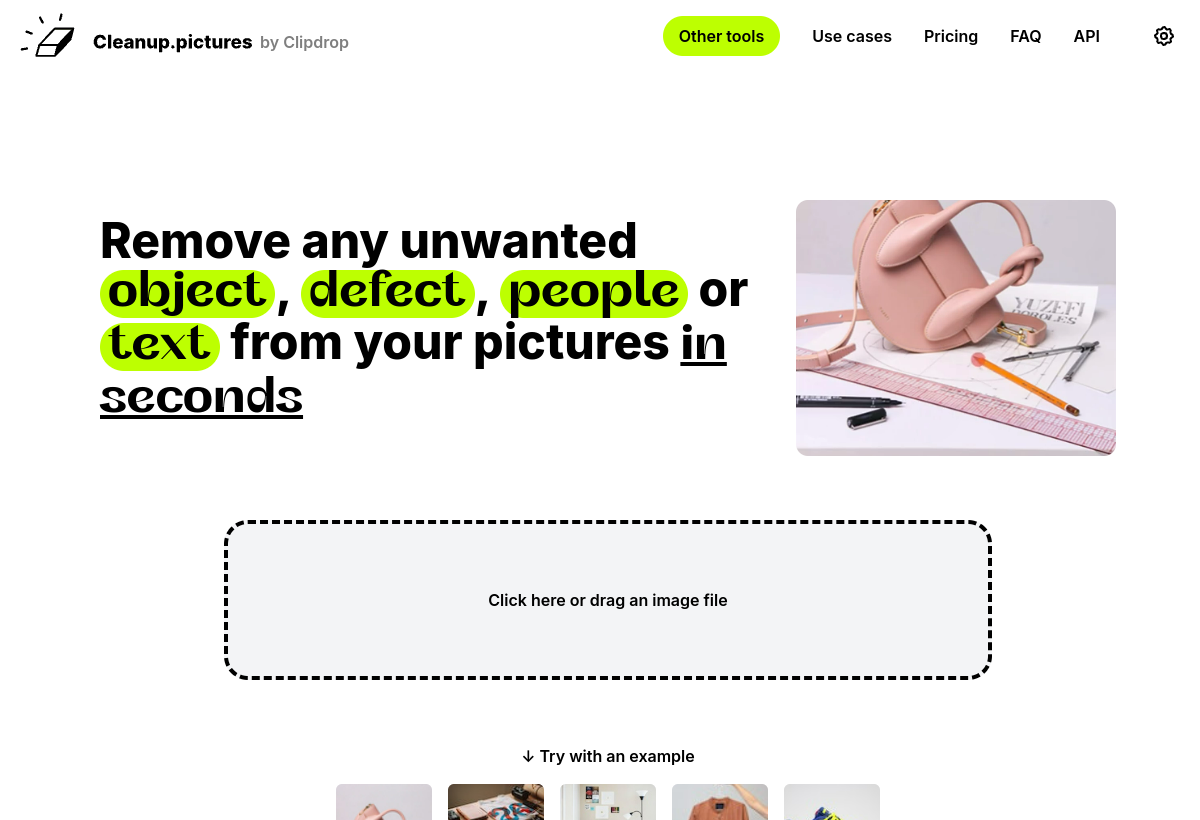 Cleanup.pictures screenshot