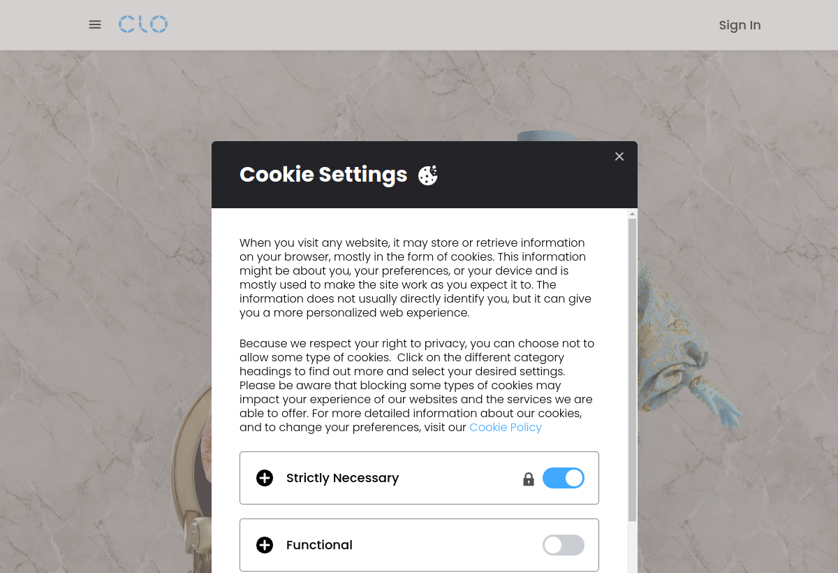 CLO3D screenshot