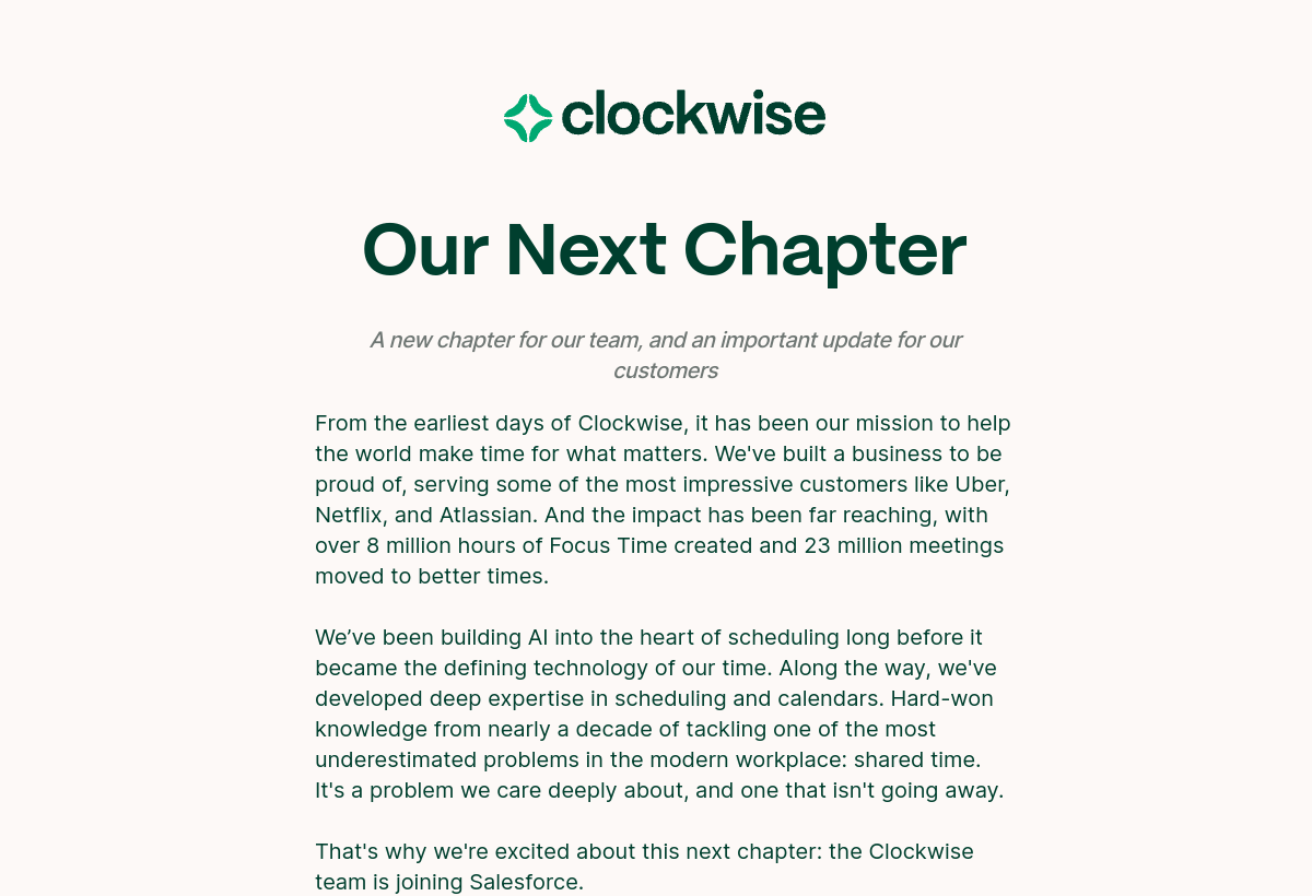 Clockwise screenshot