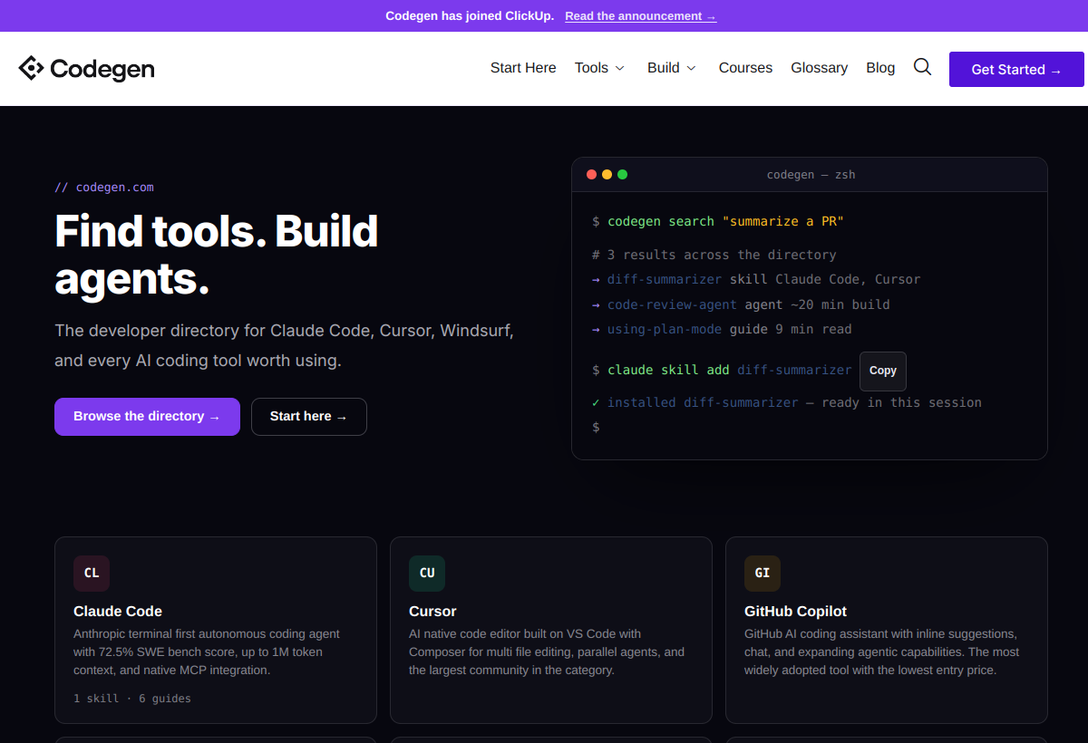 Codegen screenshot
