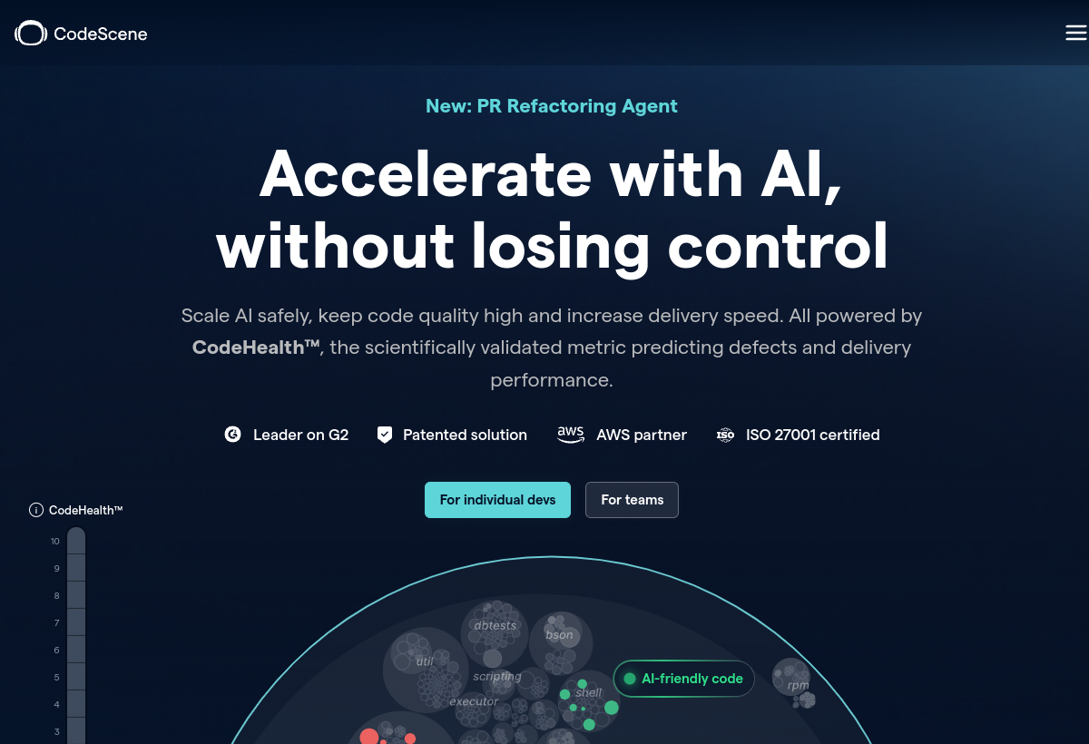 CodeScene screenshot