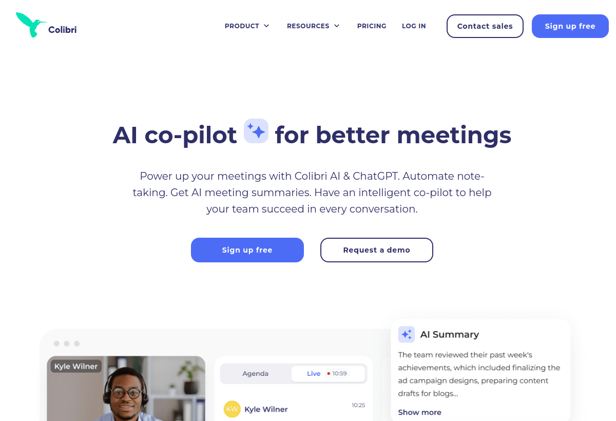 Colibri.ai screenshot