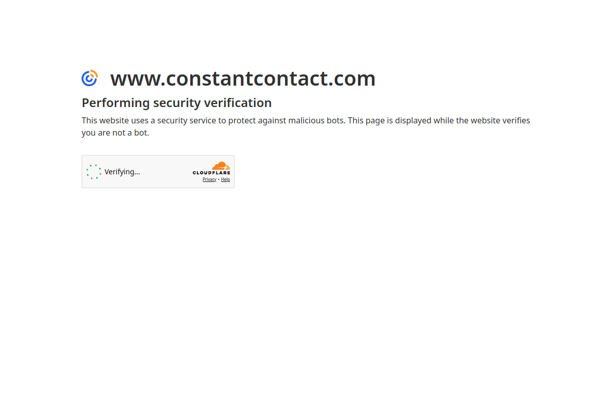 Constant Contact screenshot