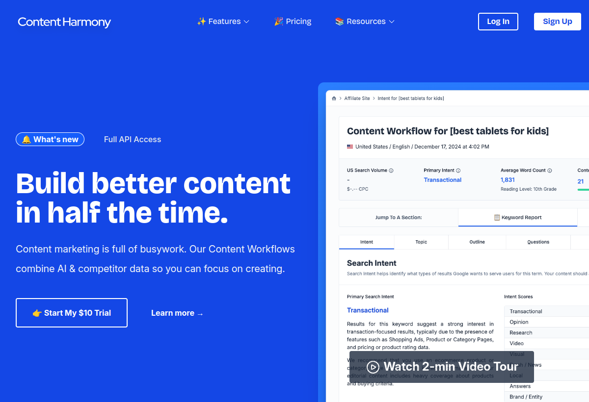 Content Harmony screenshot