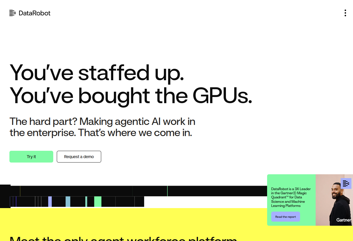DataRobot screenshot
