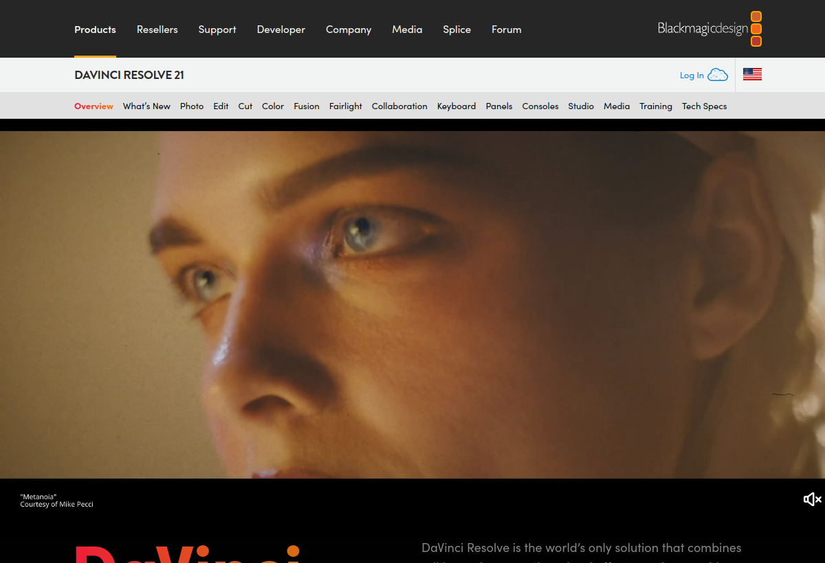 DaVinci Resolve screenshot