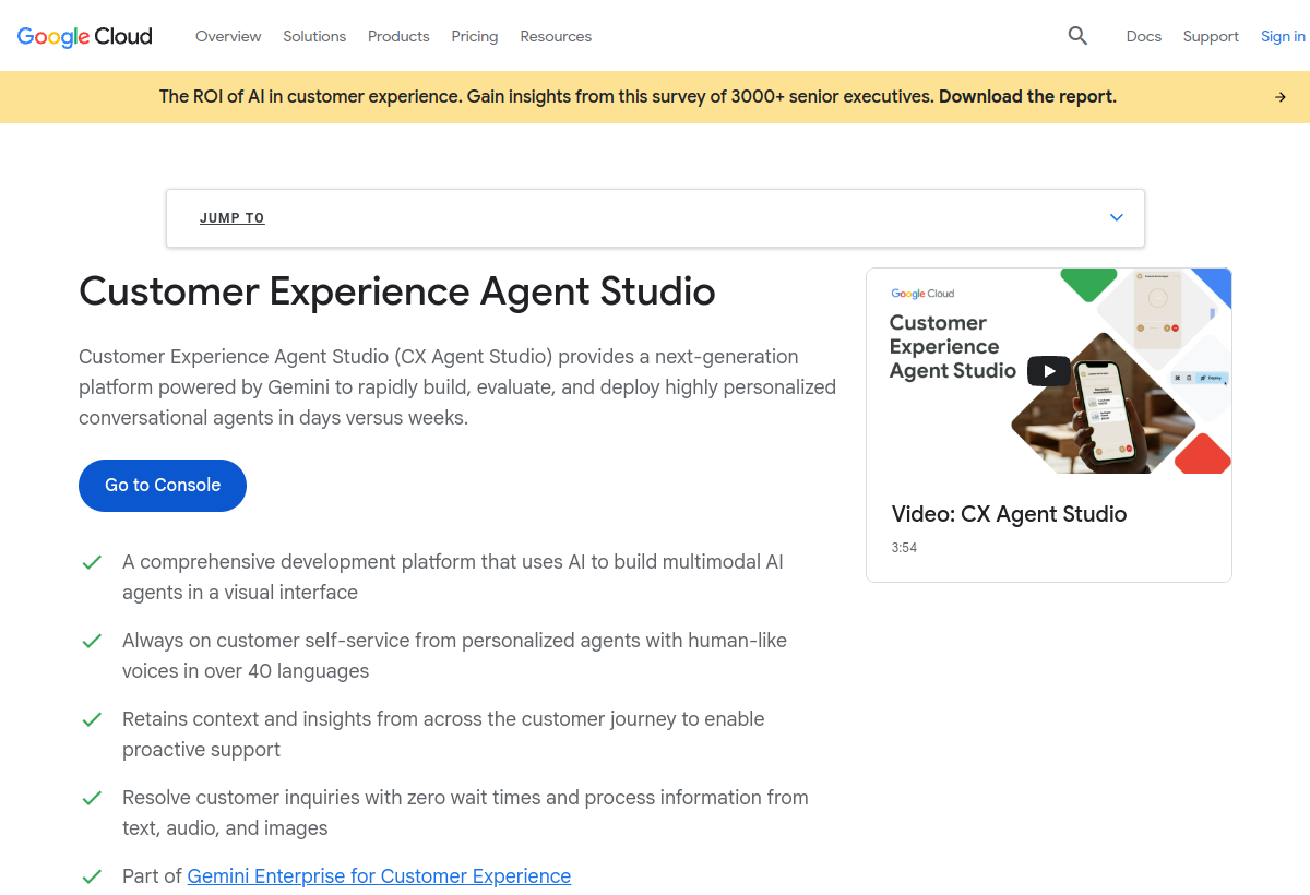 Dialogflow screenshot