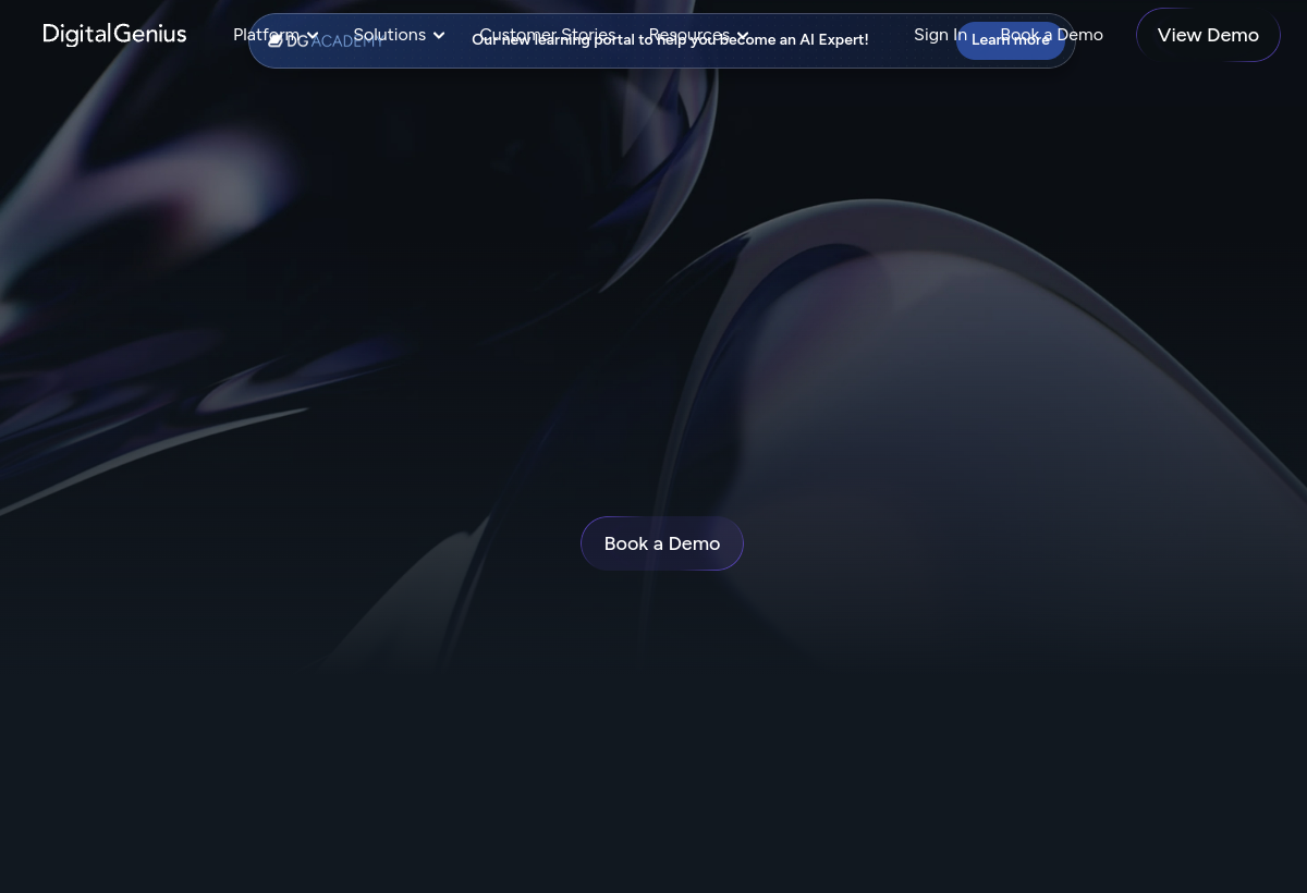 DigitalGenius screenshot