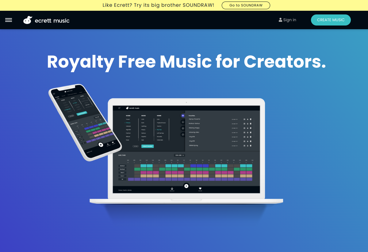 Ecrett Music screenshot