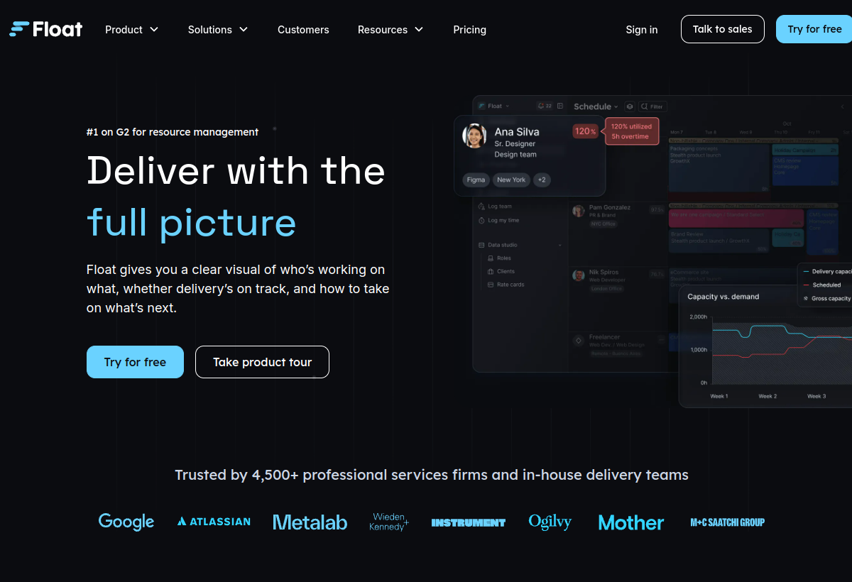 Float screenshot