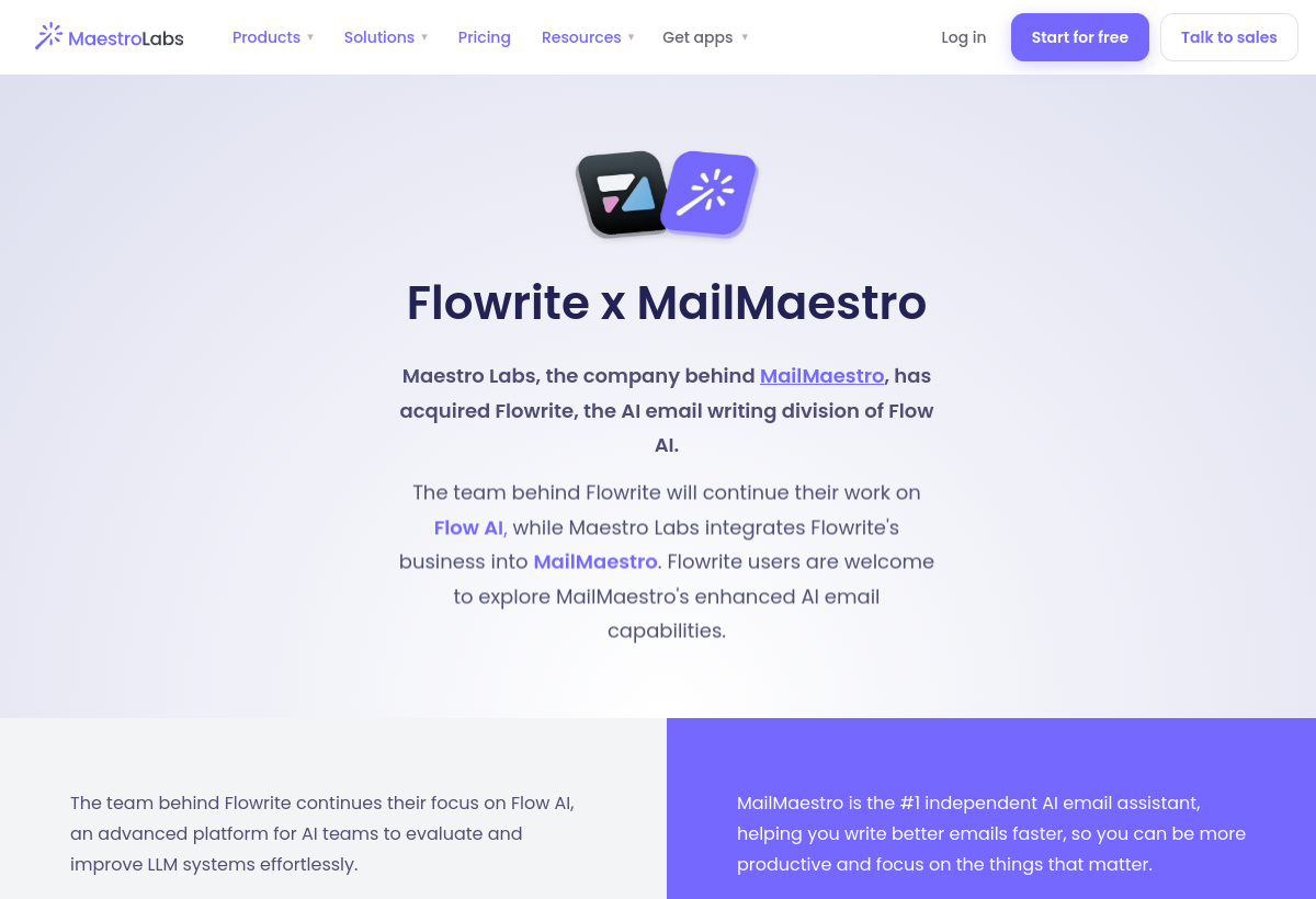 Flowrite screenshot
