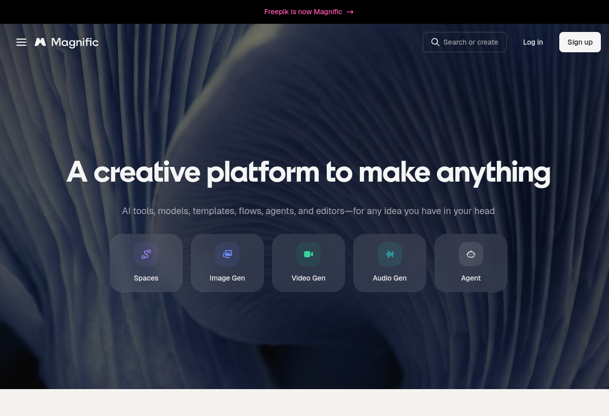 Freepik AI screenshot