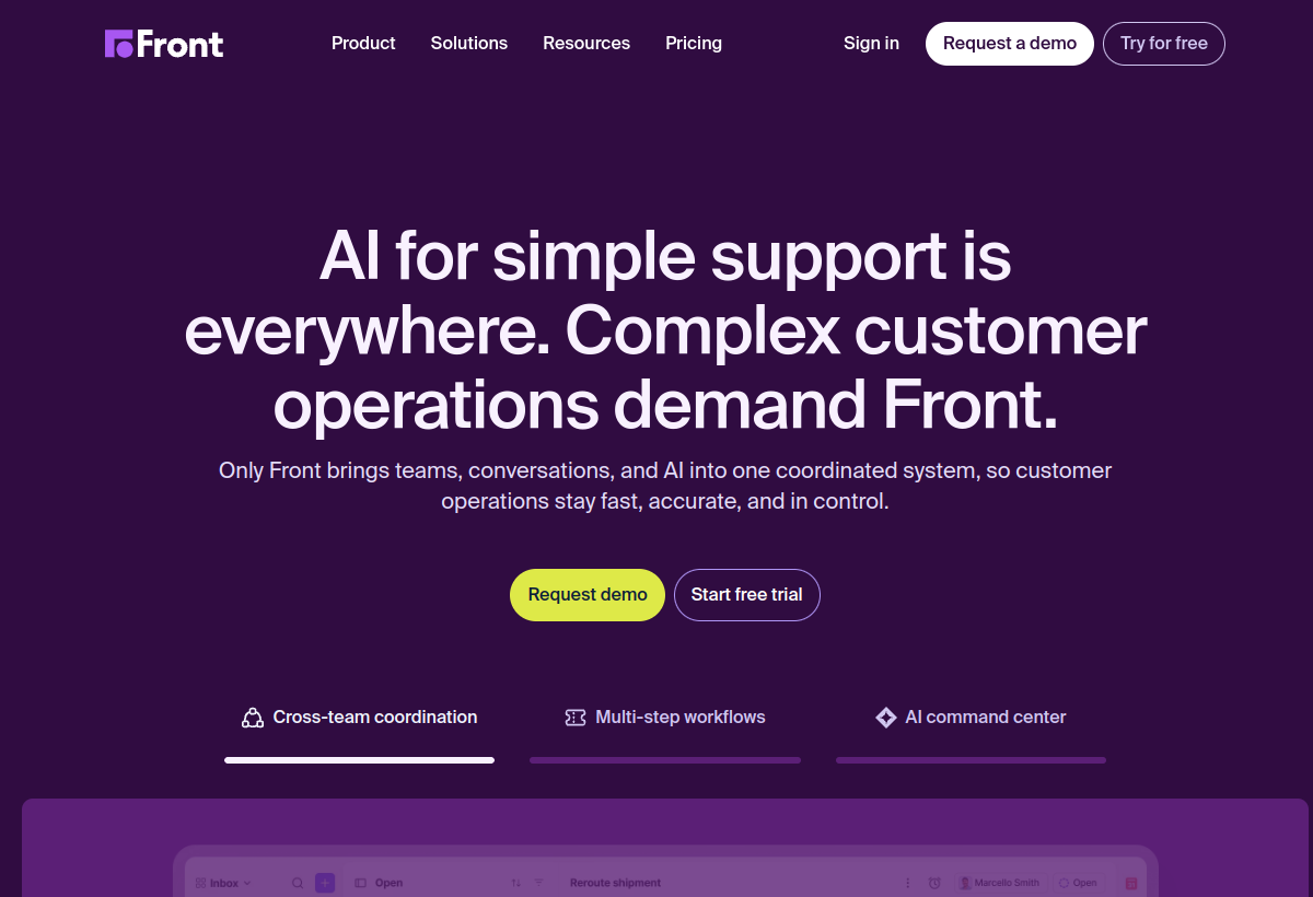 Front screenshot