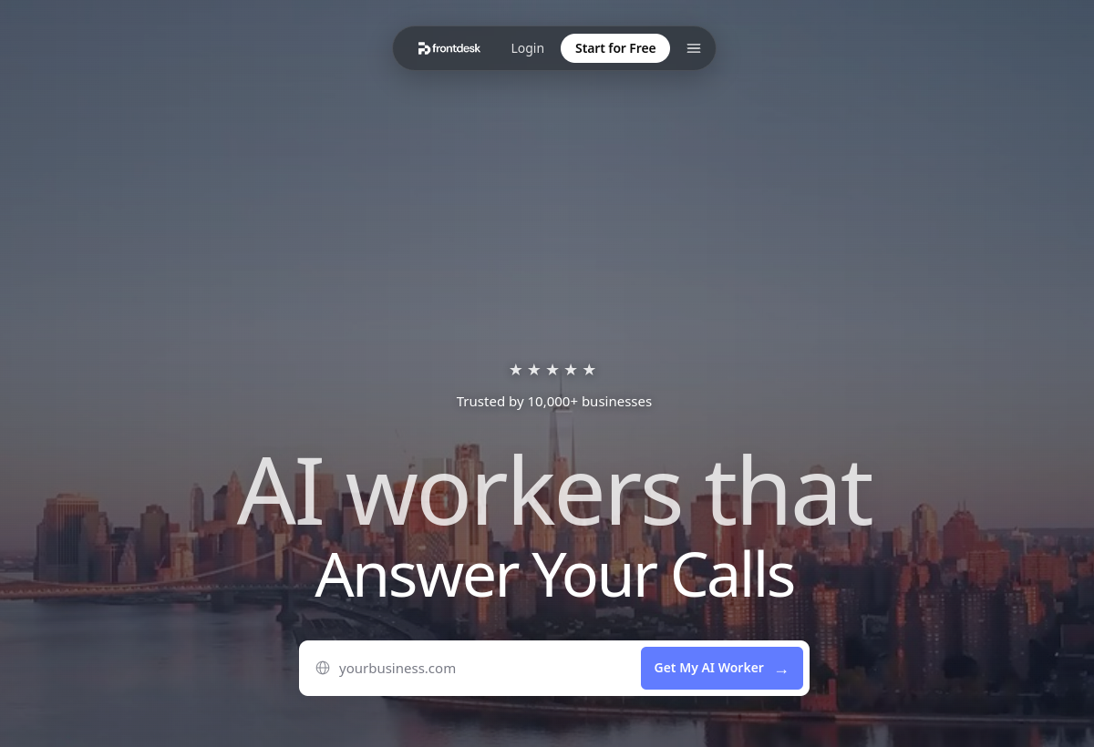 Frontdesk AI screenshot