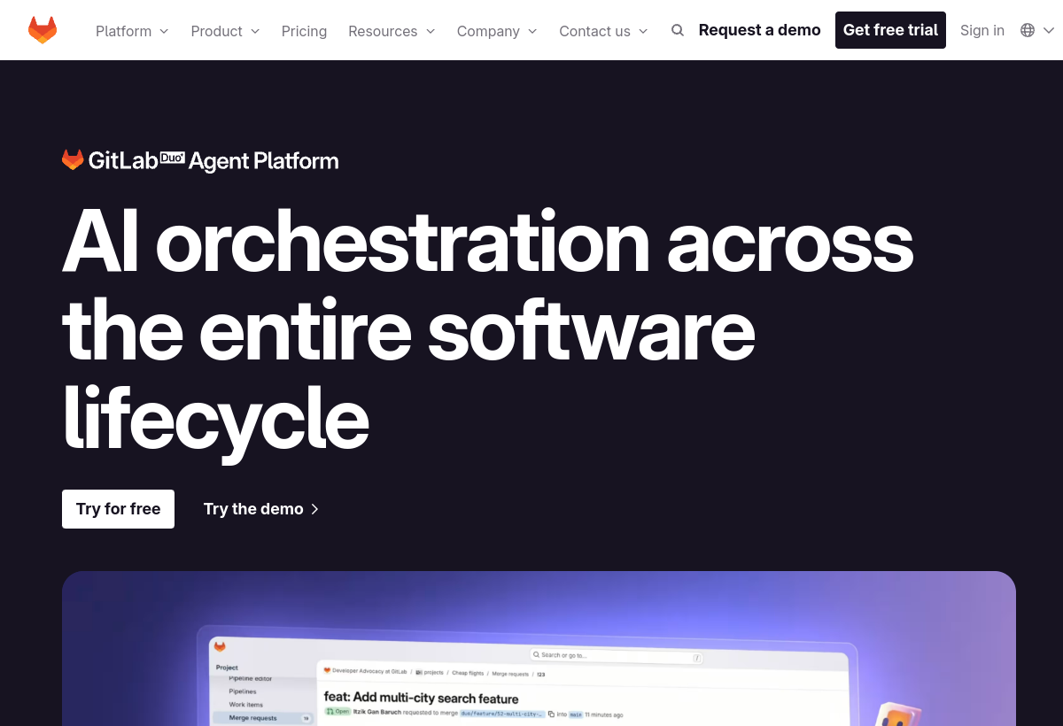 GitLab Duo screenshot