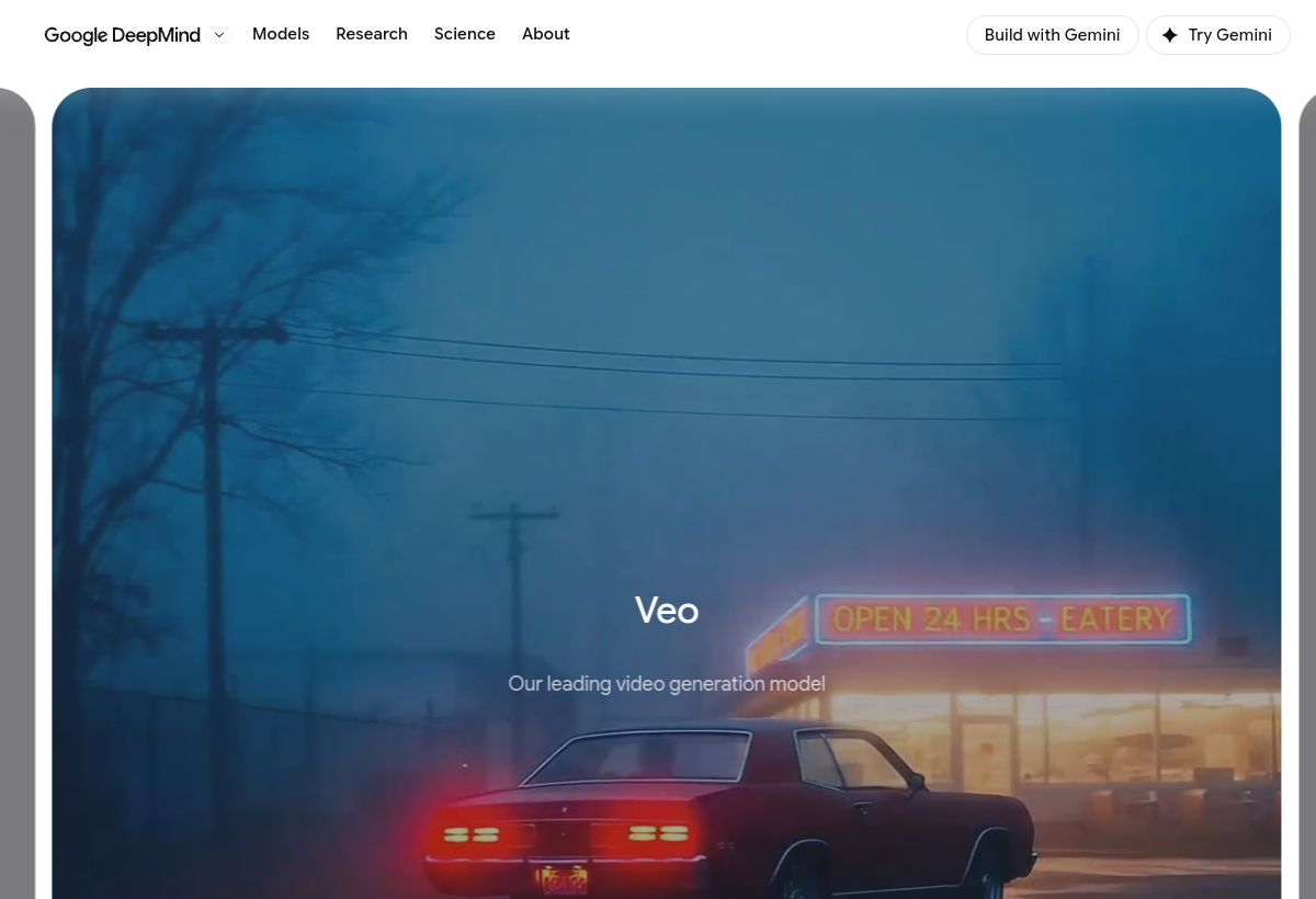 Google Veo screenshot