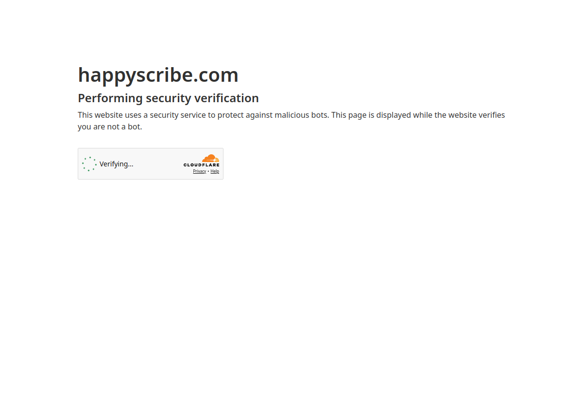 Happy Scribe screenshot