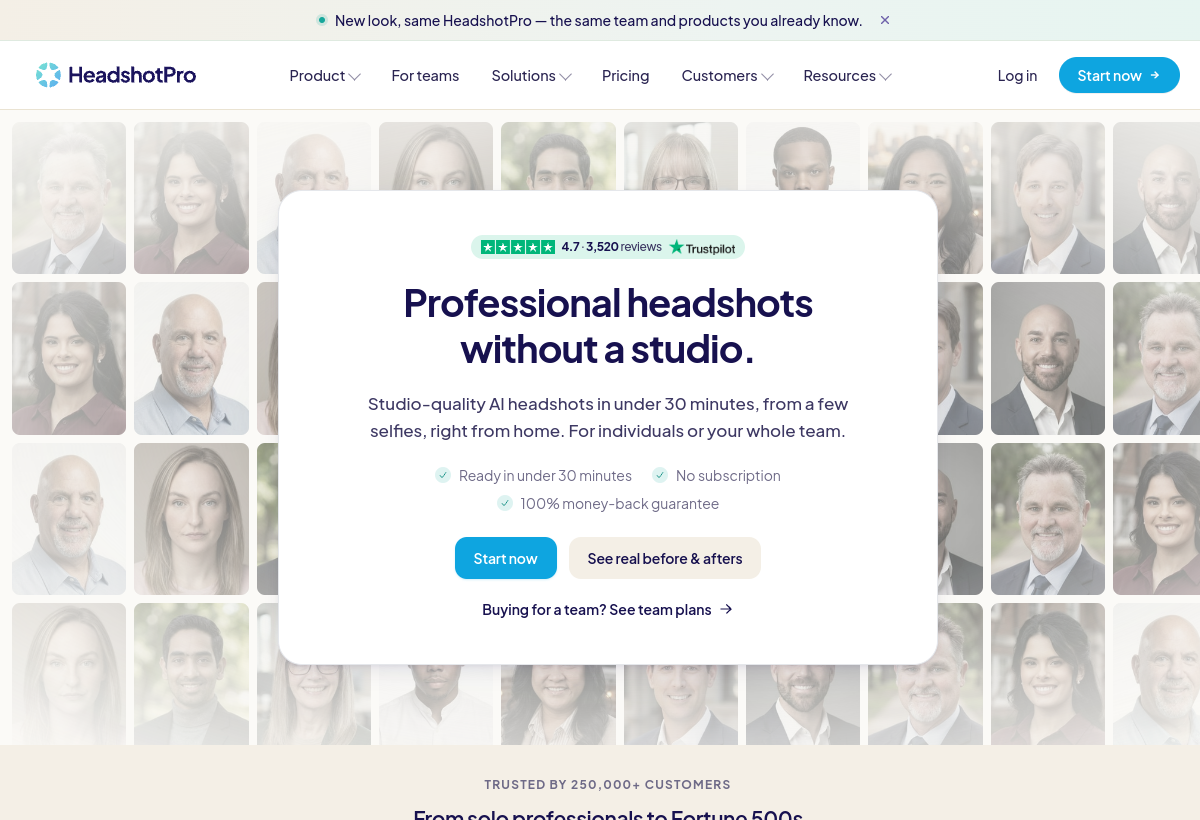 HeadshotPro screenshot