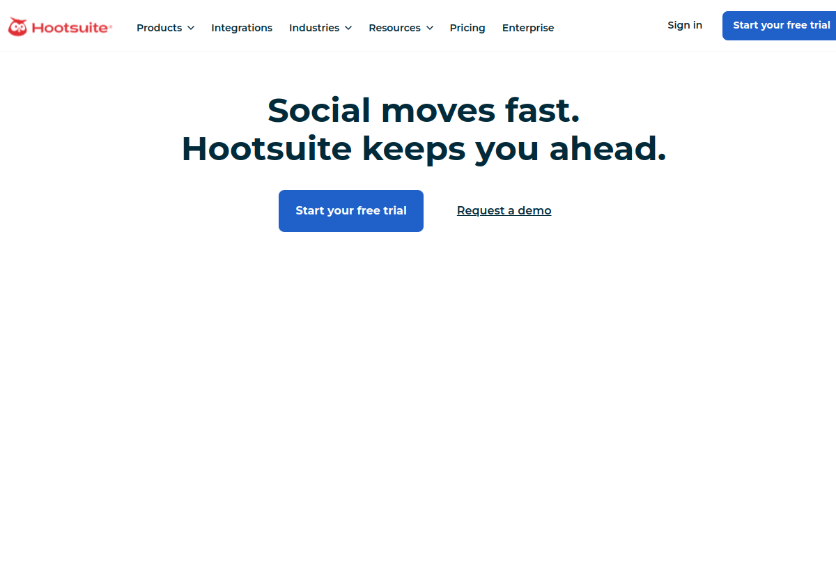 Hootsuite AI screenshot