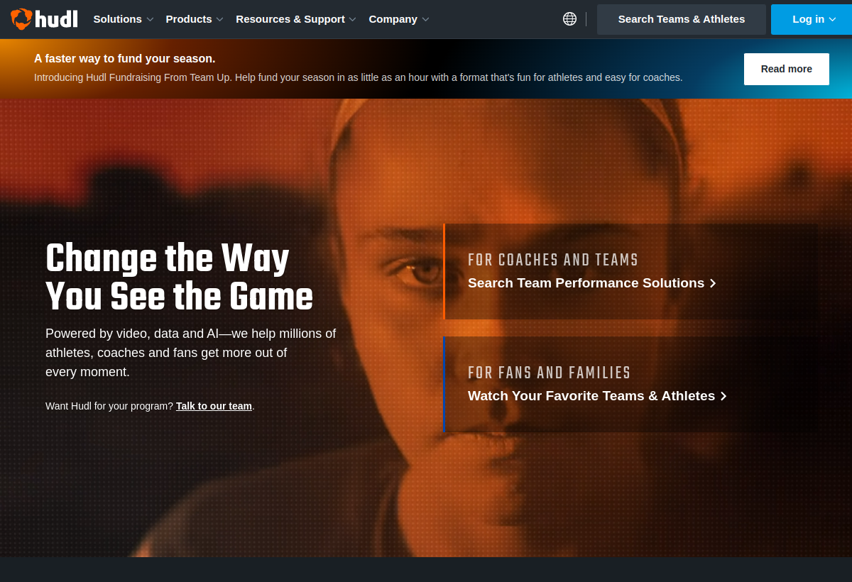 Hudl screenshot