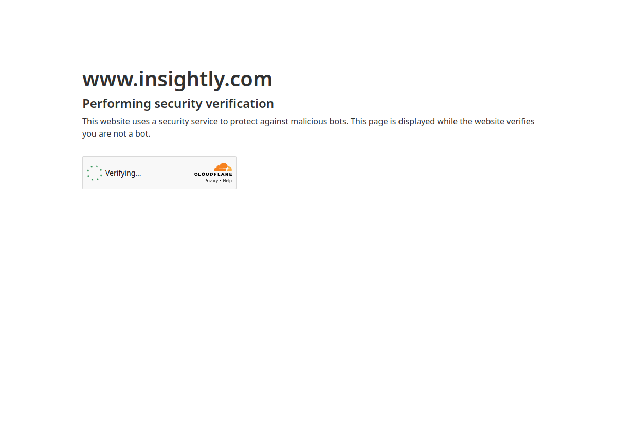 Insightly screenshot
