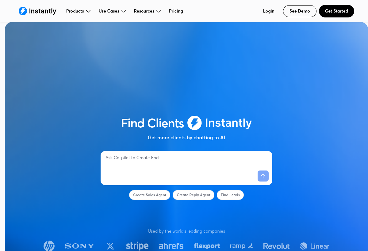 Instantly AI screenshot