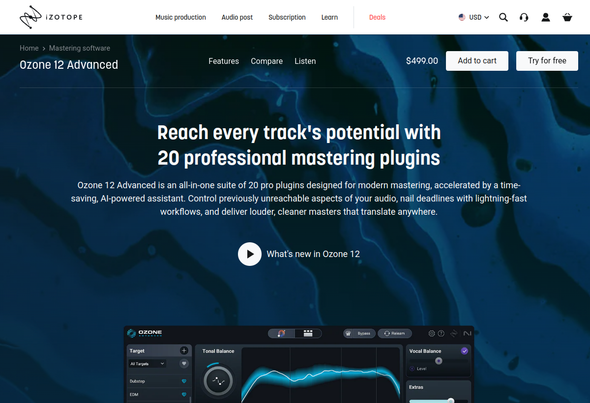 iZotope Ozone screenshot
