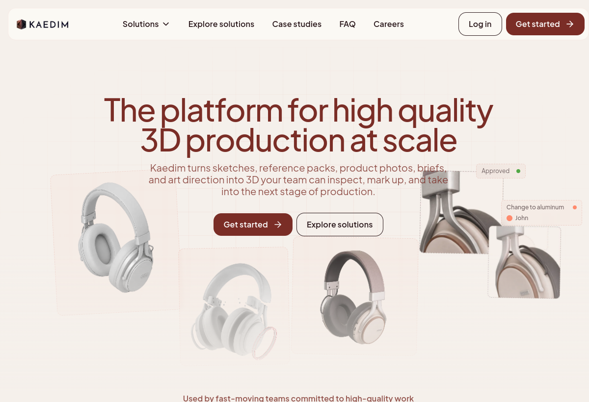 Kaedim screenshot